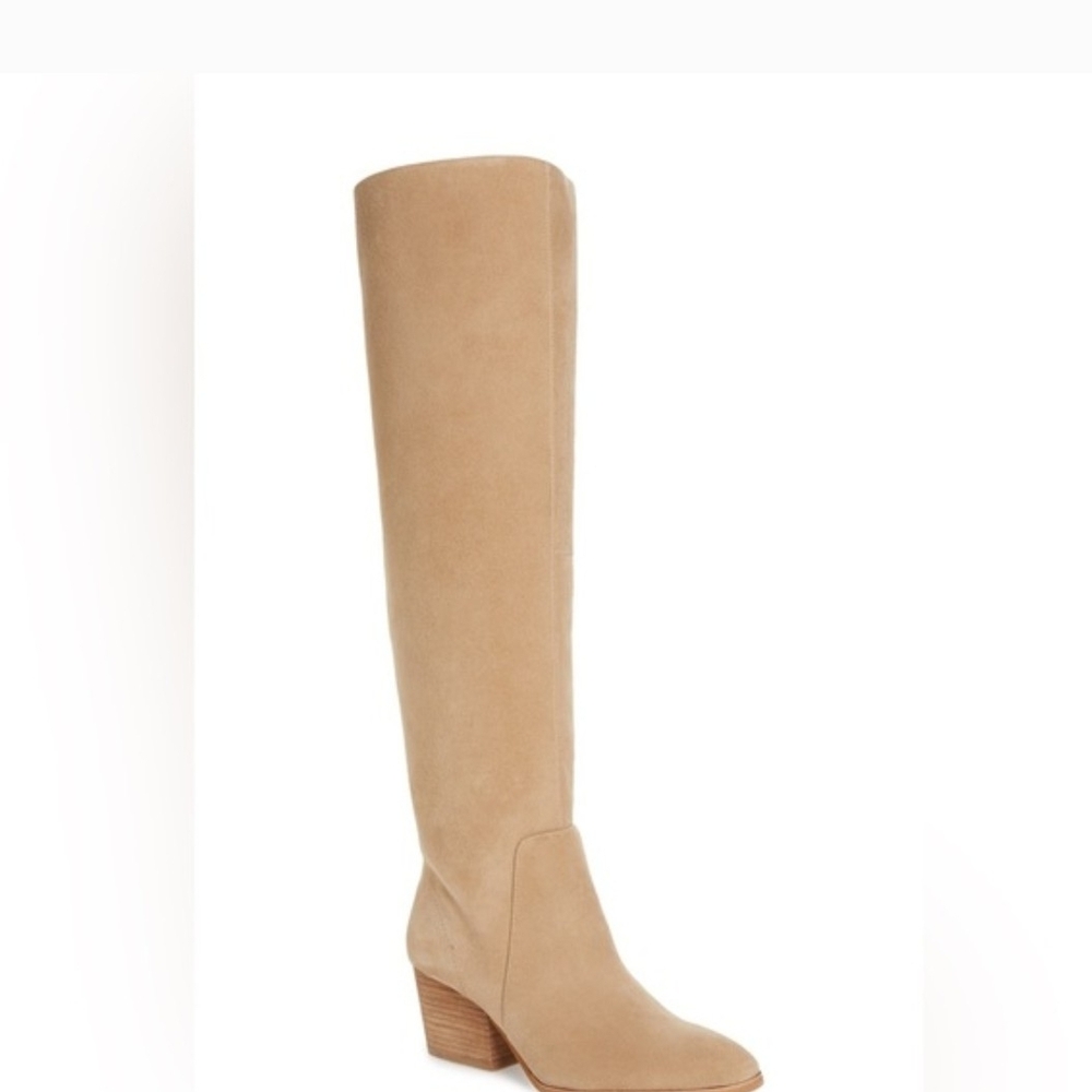 Vince Camuto Tan Over the Knee Boots